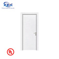 White color interior wood fire door